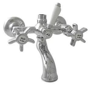 Смеситель Nicolazzi для ванны настенный двухрычажный, хром 1400CR18