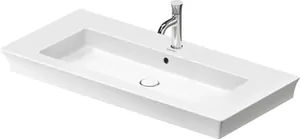 Раковина накладная Duravit 2363100000 1050х490 перелив, отв. под смеситель, белый