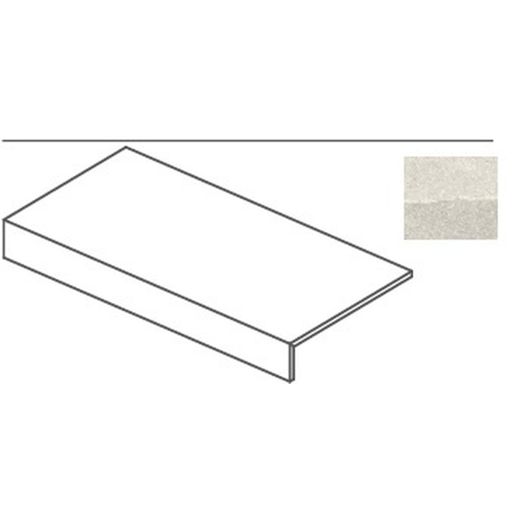 Impronta italgraniti Shale SL02LBA2A Sand Elemento a L 20mm 60x120x6,5 матовая