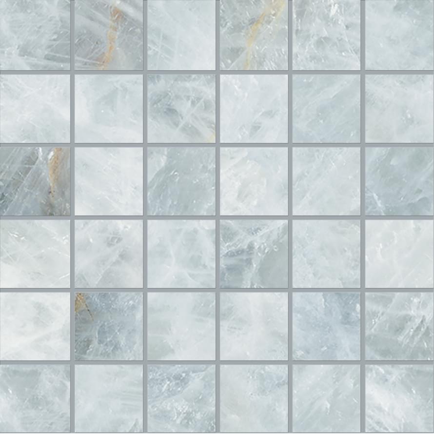 мозаика Tele Di Marmo Precious Mosaico 5x5 Crystal Azure Silktech 30x30