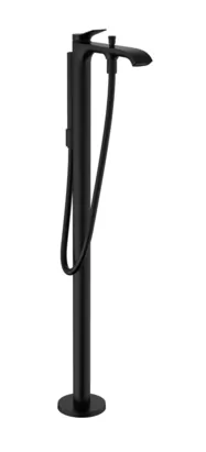 Смеситель Hansgrohe 75445670 для ванны напольный, однорычажный, матовый черный