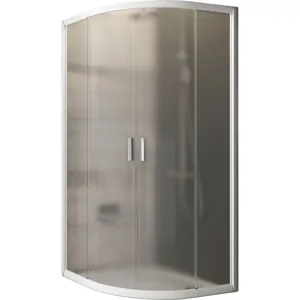 Душевой уголок RAVAK BLCP4-90 (895х895х1900) раздвижные двери, стекло, белый+Grape AntiCalc