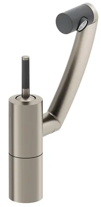 Смеситель DAMIXA для умывальника, поворотный излив 186 мм, никель 290217264