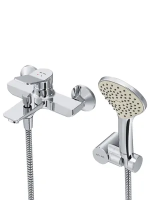 Смеситель AM.PM для ванны/душа, излив 164мм, душевой набор, хром F85A15000