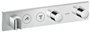 Смеситель Axor 18355000 для душа, встраиваемый в стену, термостат, 2 потребителя, хром