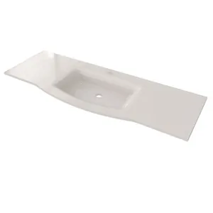 Раковина для тумбы Caprigo (1320х482) белая стеклокерамика 18мм GC18R-INT130