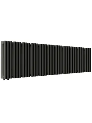 Радиатор стальной Empatiko V LR2 двухтруб 1312х236х122 33 сек НЗ.подкл, 1881Вт, Confident Black