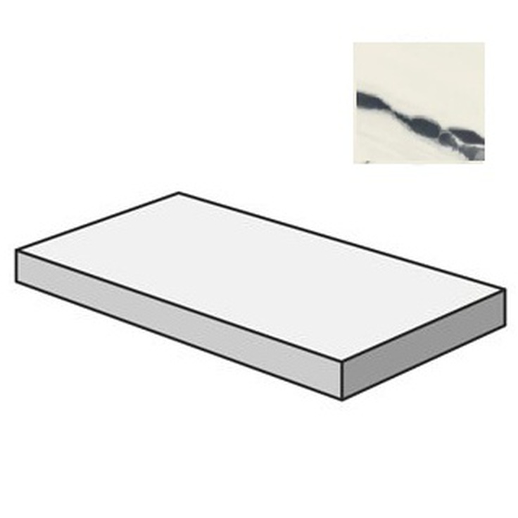 Atlas Concorde Russia Forte Dei Marmi 620070002408 Panda White Scal Ang SX Rett 33x160 матовая