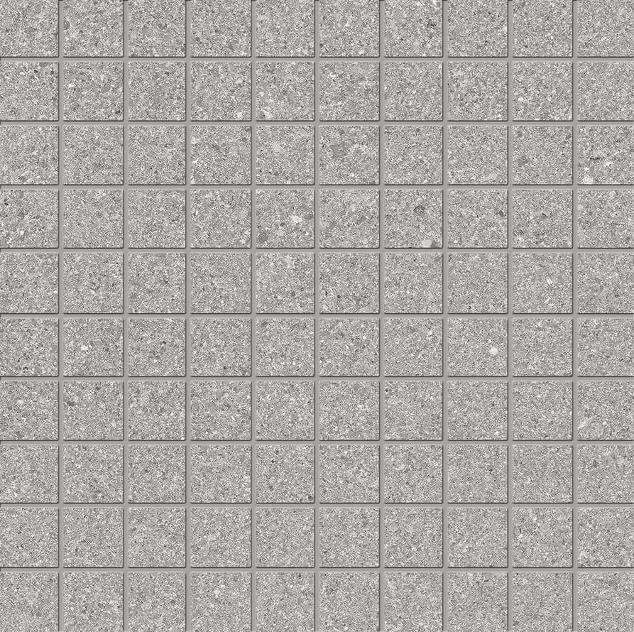 мозаика Grain Stone Mosaico 3x3 Fine Grain Grey Naturale 30x30