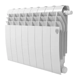 Радиатор биметаллический 8 секций ROYAL THERMO ВШГ:430х640х87 920 Вт белый