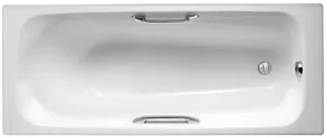 Ванна чугунная Jacob Delafon 170х70 белая с отв.для ручек.(без ножек, без ручек) E2925-00