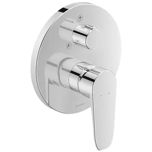 Смеситель Duravit для душа встраиваемый однозахватный с переключателем, хром B14210012010