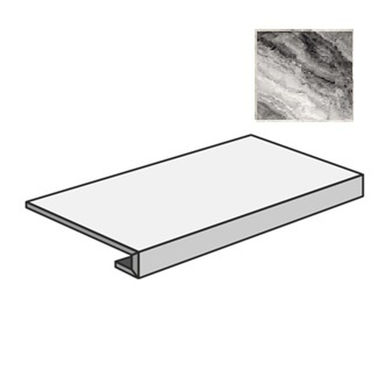 Sant Agostino Mystic CSAGMYDA12 Nat Dark 33x120 матовая