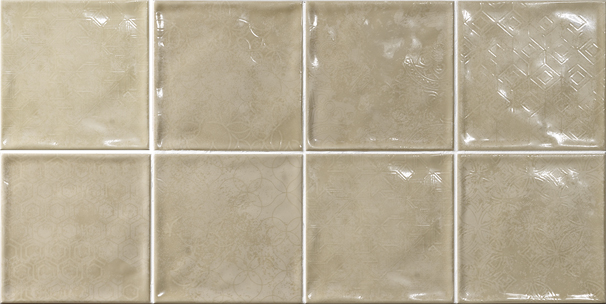 Chic Decorado Beige Glossy 15X15 глянцевая
