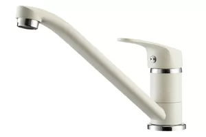 Смеситель AQUATON 1AX001FCXX240 для мойки, однорычажный, цвет: жемчуг