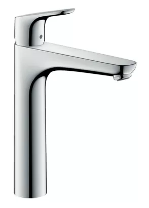 Смеситель Hansgrohe 31518 для умывальника с высоким фикс. изливом, без донного клапана, хром