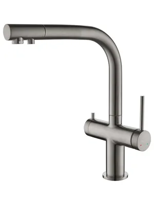 Смеситель для кухни Aquatek AQ1385BGM однозахв., изл. 285мм, с кан. д/фильтр. воды, ст. оруж