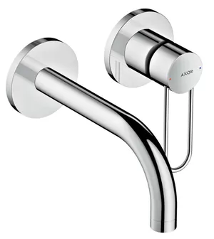 Смеситель Axor 38121000 для умывальника встраиваемый, выступ 165 мм, хром