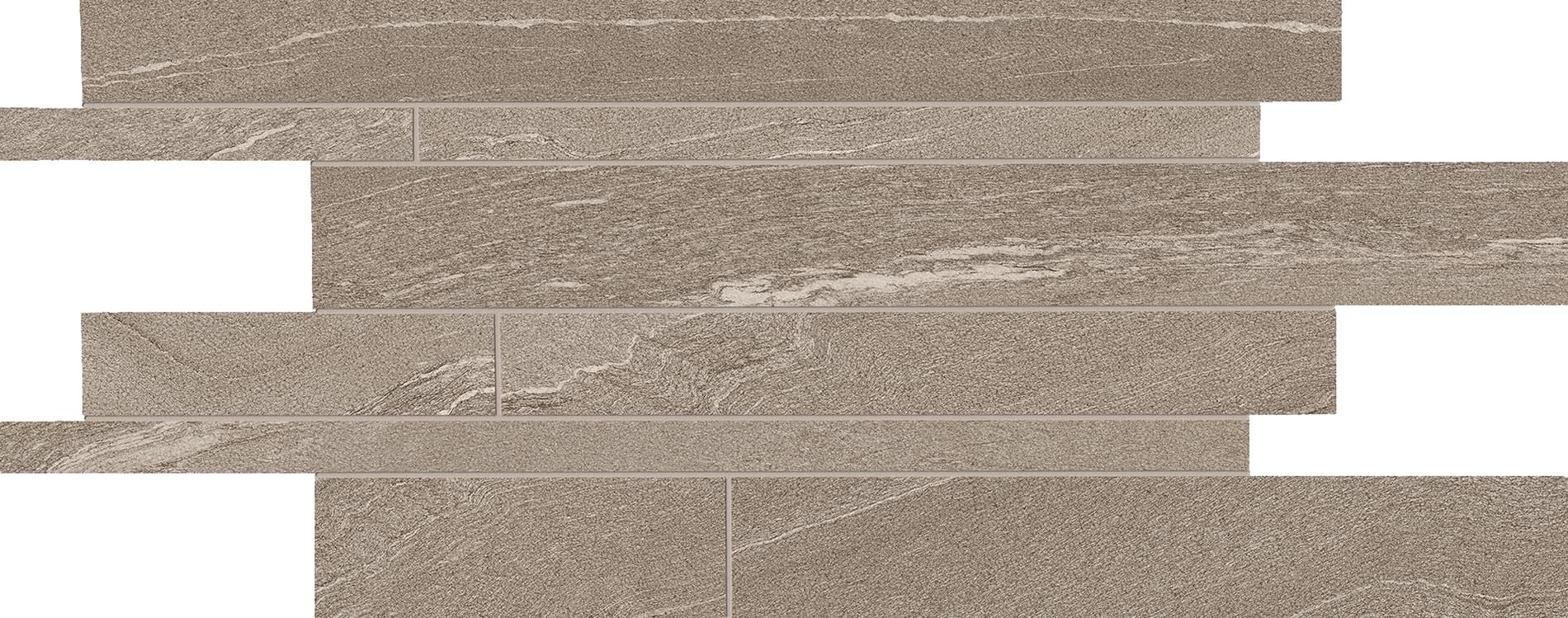 мозаика Stone Talk Listelli Sfalsati Martellata Taupe Naturale 30x60