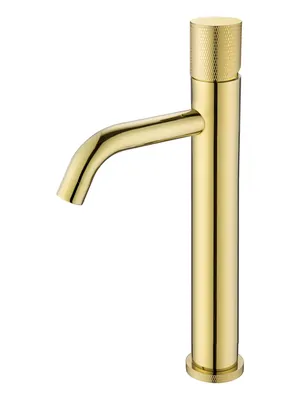 Смеситель Boheme 122-GG.2 для раковины, на 1 отверстие,однозахватный, ручка touch, золото