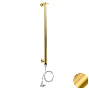 Полотенцесушитель электрический Margaroli Arcobaleno 616/S-1 (910х90) золото, 25Вт, 616900GOC