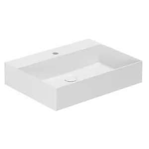 Умывальник Azzurra (600х450х125) подвесной, отв. под смеситель, белый ELLP060450QMBI