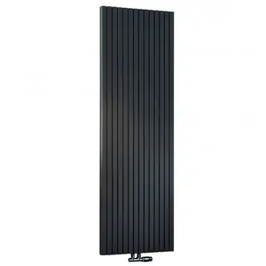 Дизайн-радиатор JAGA H180 L41, 1880Вт, цвет черный с оттенком, TETW0.180041.145/MM/SP