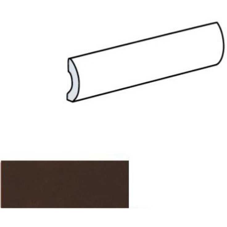Equipe Village 25672 Pencil Bullnose Walnut Brown 3x20 глянцевая