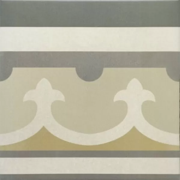 Caprice Burgundy Border 20X20 матовая