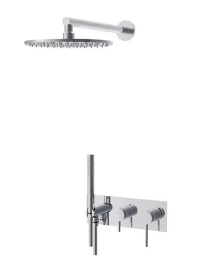 Душевая система GATTONI 9170/PDCO встраиваемая, верхний и ручной душ, хром