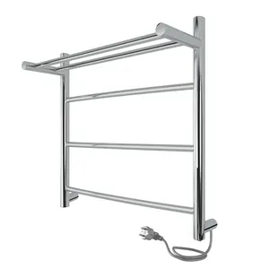 Полотенцесушитель Indigo с/п (electro) 500х500 (скр.монтаж, унив.подкл) полиров. LCAE50-50PR