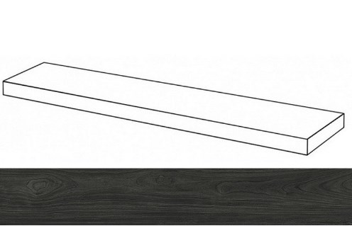 Room Wood Black Satt 33X120 620070001246 сатинированная