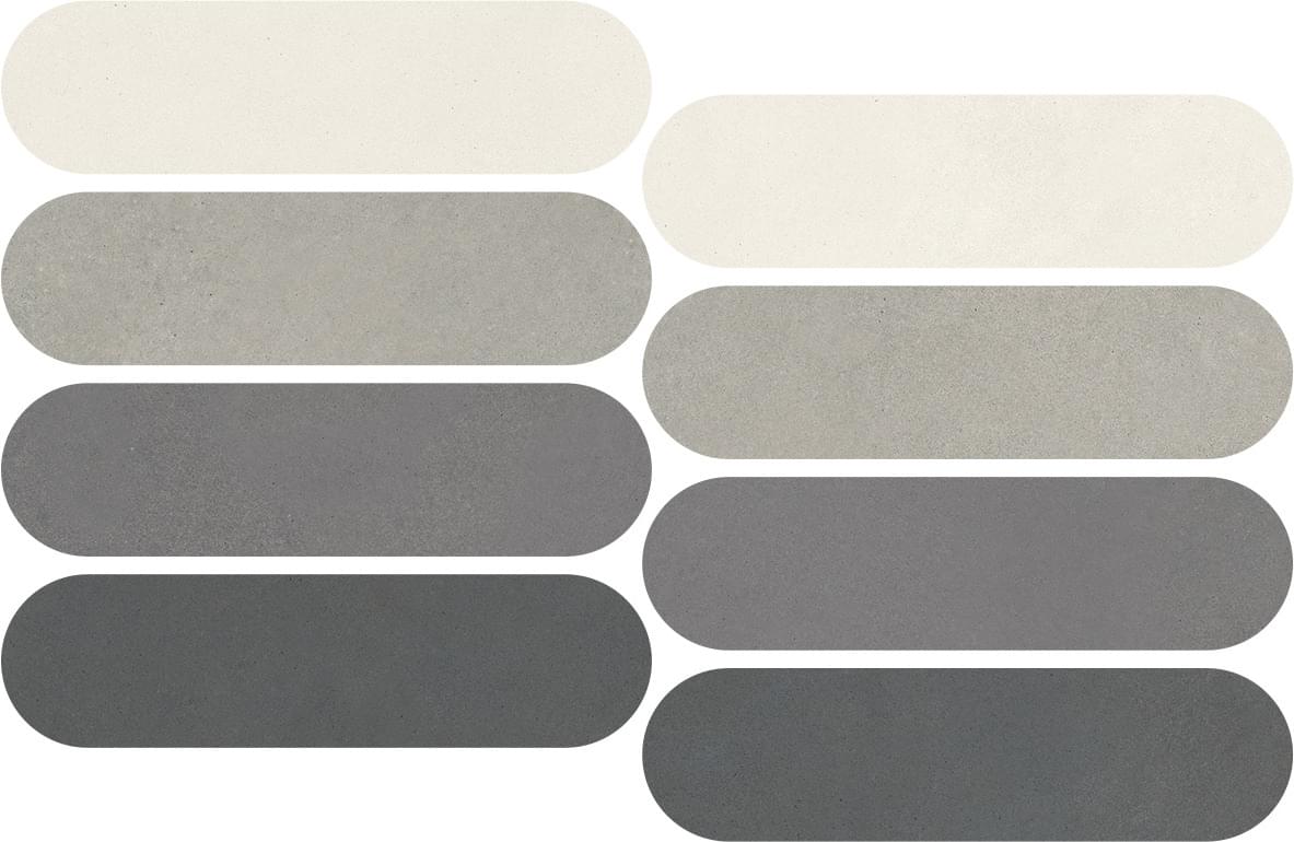 мозаика Nuances Mosaico Ovale Mix Freddo 1 Strideup 19.5x37