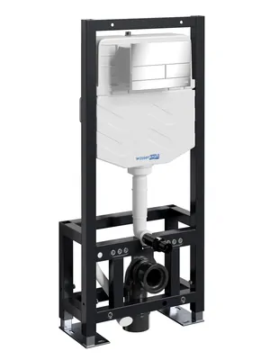 Инсталляция для унитаза WasserKRAFT с клавишей смыва, цвет: хром 61TLT.010.ME.CH04