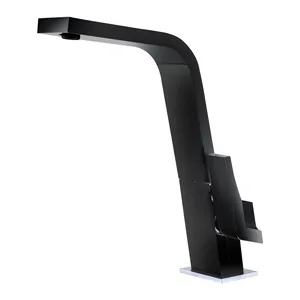 Смеситель для кухни TEKA IC 915 BLACK однозахватный,высокий,поворотный излив,черная эмаль 33915020N