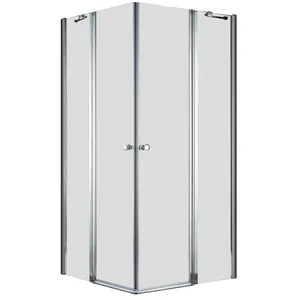 Душевой уголок CEZARES правый (1180-1200x980-1000x1950) AH-2-120/100-P-Cr-R стекло Punto/хром