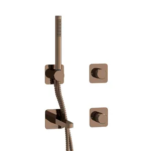 Смеситель WasserKRAFT для ванны/душа, встраиваемый, однозахв., роз. золото A8851.309.311.290.292.29