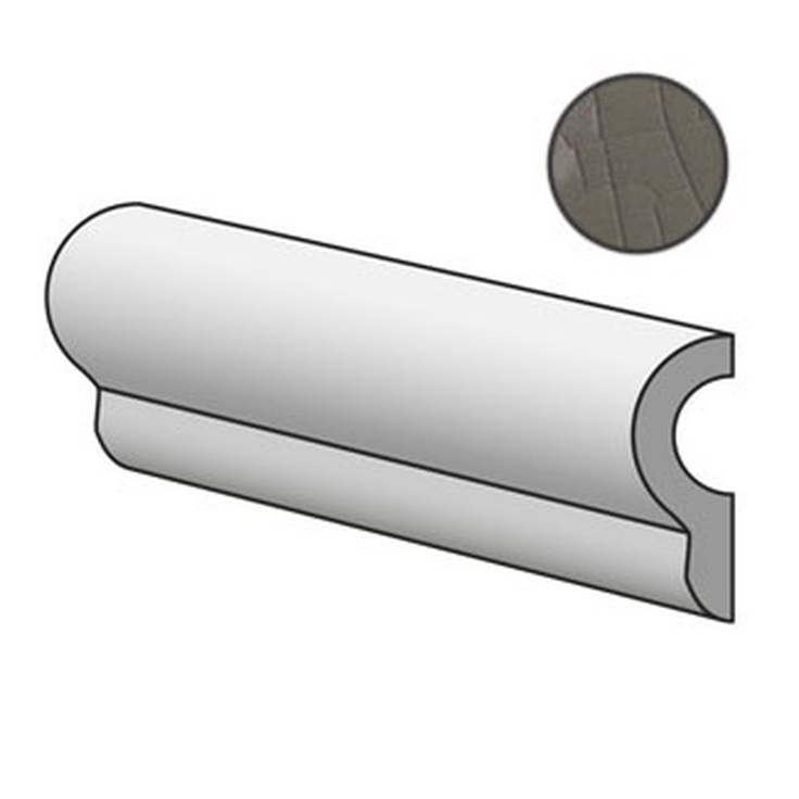 Equipe Masia 21230 London Gris Oscuro Crackle 5x15 глянцевая