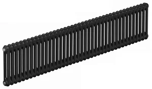 Радиатор стальной двухтрубчатый RIFAR 2018 - 40 секций, боковое подключение, антрацит