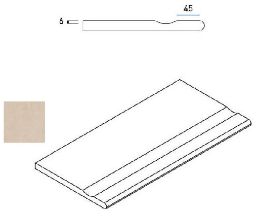 Materia X2 Magnesio Bordo Svasato Round 60X30 матовая