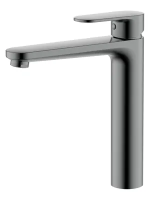 Смеситель для раковины Aquatek AQ1804BGM однозахватный, излив 187мм, б/дон. клап., сталь оруж