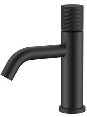 Смеситель Boheme 121-BB.4 для раковины, на 1 отверстие, однозахватный,ручка spirale, черный