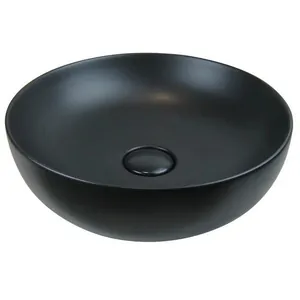 Раковина накладная AeT Italia Round 400х400х143 эффект черного мрамора матовый L671T0R0V0483