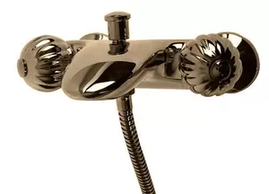 Смеситель CEZARES -V-02-MS для ванны/душа, двухзахватный, настенный, бронза