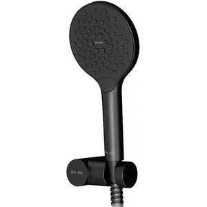 Душевой набор AM.PM F0118022 шланг 1750 мм, держатель, ручной душ 110 мм, 3 функции, черный