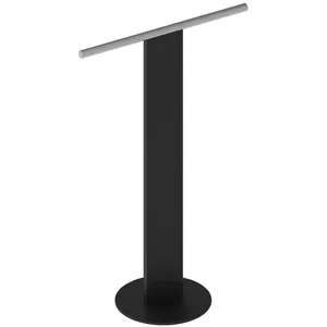 Полотенцедержатель Keuco 853х514 напольный, одинарный, фиксированный, черный/хром 4987370101