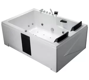 Акриловая ванна Gemy (1815х1215) гидромассажная, с хромотерапией, левая G9061 K L