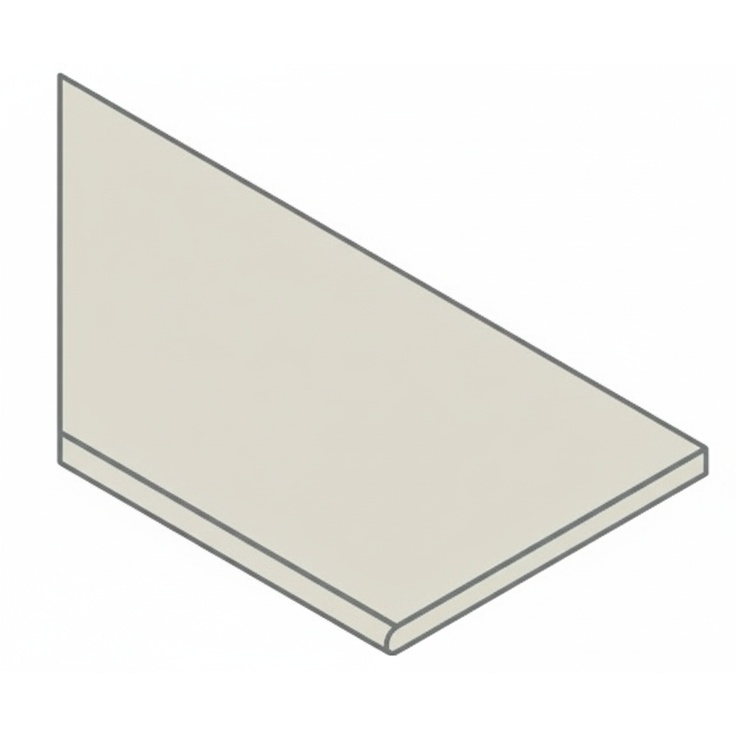 Italon Magma (Магма) 620090001369 X2 Айс бортик закруглённый Левый 30x60 матовая