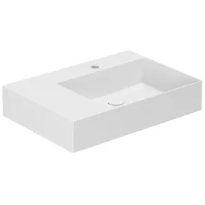 Умывальник Azzurra (650х450х110) подвесной, левый, отв.под смеситель, белый ELLP06545LQMBI