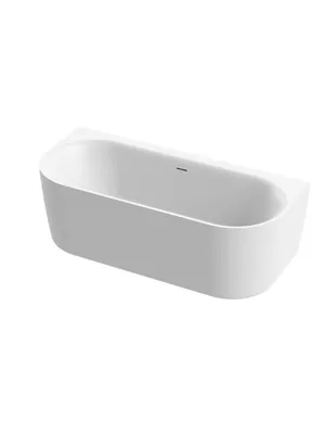 Ванна акриловая CEZARES 1800х800х600 пристенная,белый мат. -INT-Wall-180-80-60-W-MATT